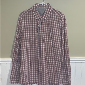 Reaction Kenneth Cole; Plaid Dress Shirt